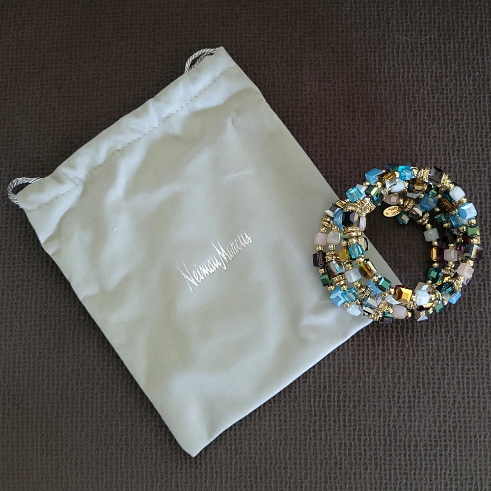 Greenbeads Multicolored🌈 Layered Wrap Bracelet - NIB - Picture 10 of 16